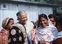 Muhammad Yunus and some micro-loan beneficiaries